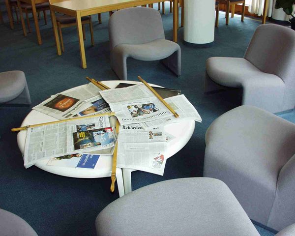 Leseecke Leseecke in der Bibliothek